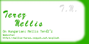 terez mellis business card